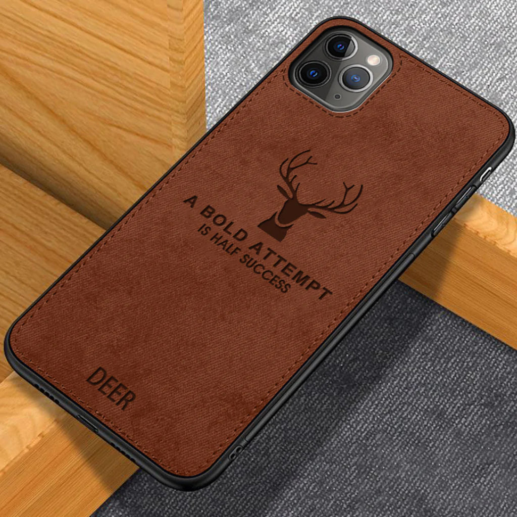 iPhone 11 Deer Pattern Inspirational Soft Case