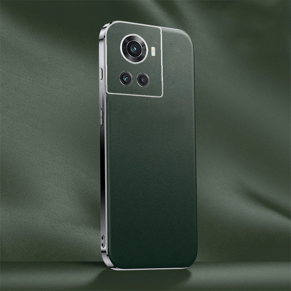 Chrome Edge Luxe Leather Case - OnePlus