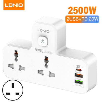 LDNIO - Universal Power Socket With Night Lamp