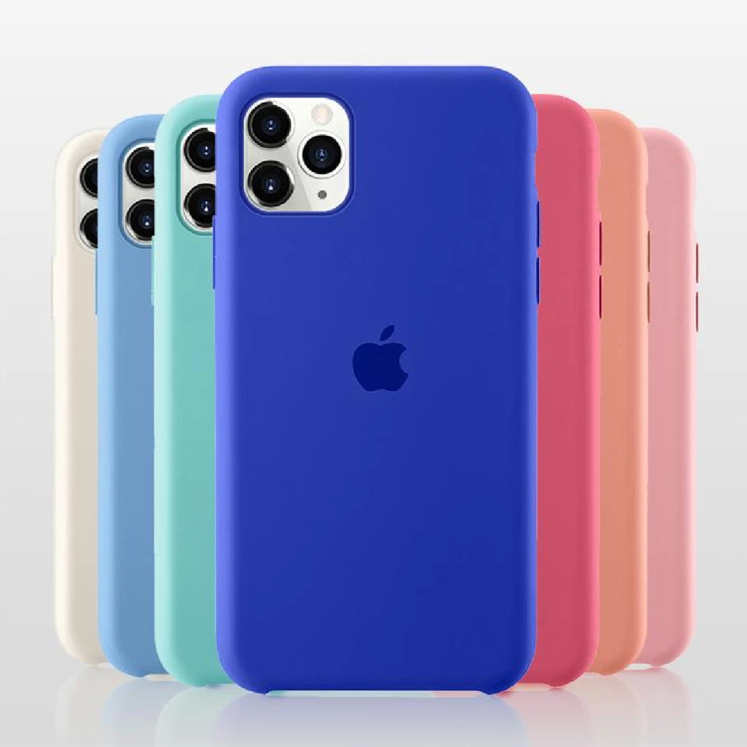 iPhone Series Liquid Silicone Logo Case