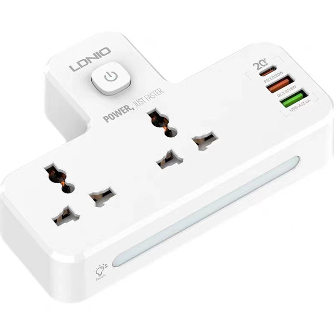 LDNIO - Universal Power Socket With Night Lamp