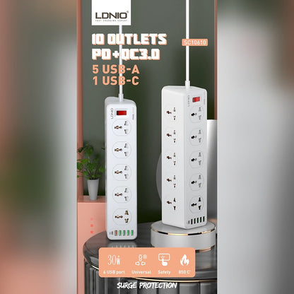 Swift Charge Universal 10X Charging Station Power Socket