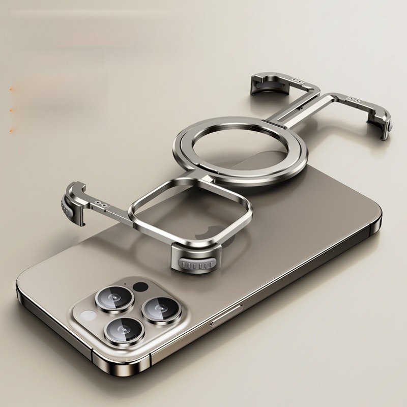 iPhone 15 Series Pivot Guard Magnetic Ring Stand Case