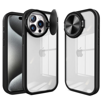 Acrylic Flip Round Lens Holder Case - iPhone