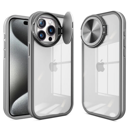 Acrylic Flip Round Lens Holder Case - iPhone