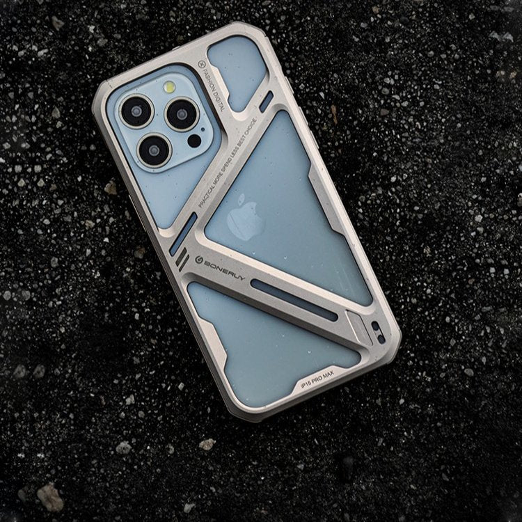 Titanium Alloy Armor Frame Case - iPhone