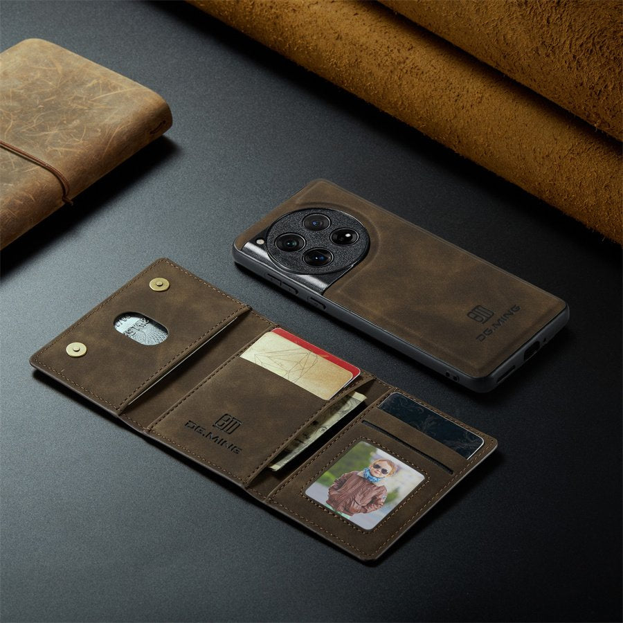 Lavish Leather Magnetic Wallet Case - OnePlus