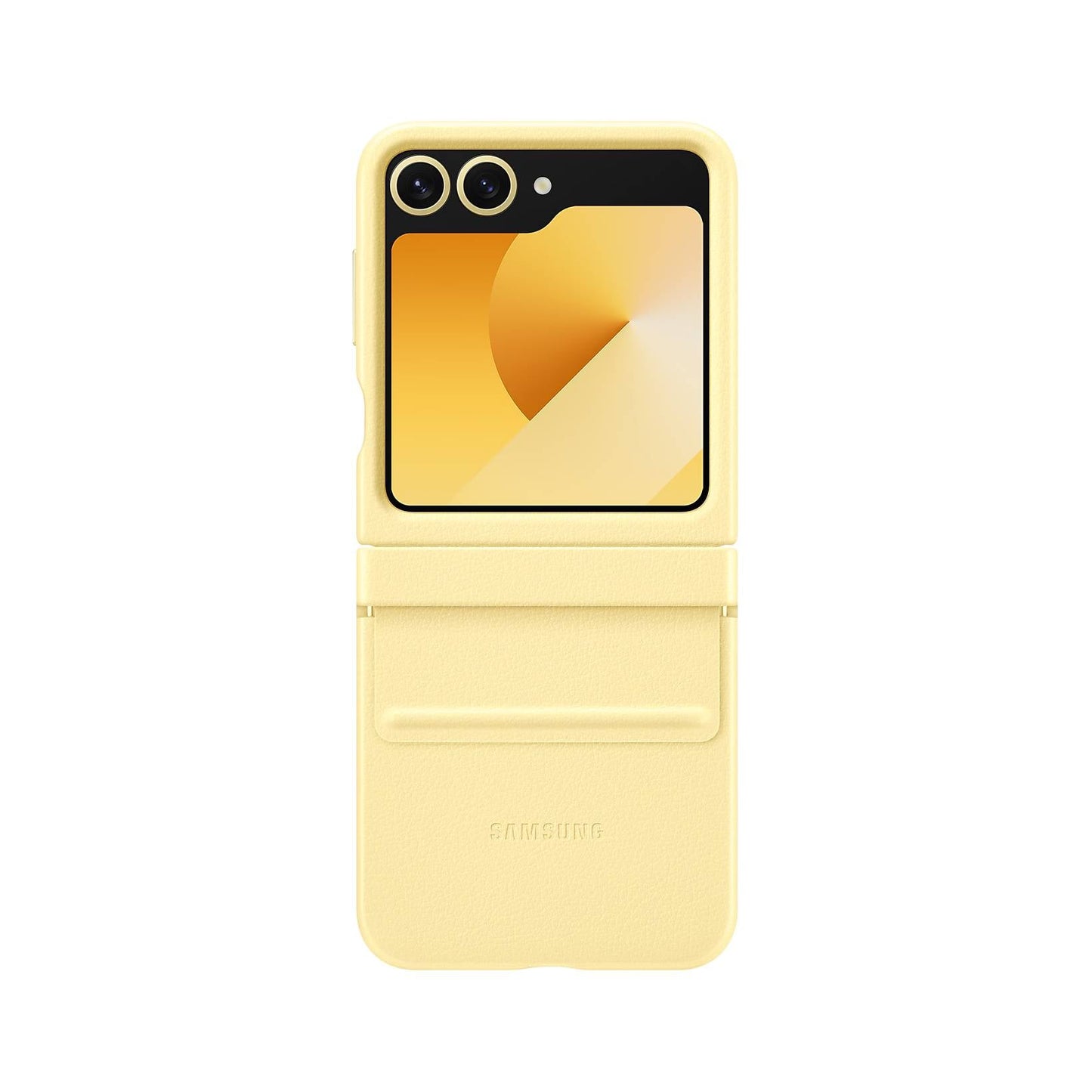 Galaxy Z Flip Series Faux Leather Folding Case