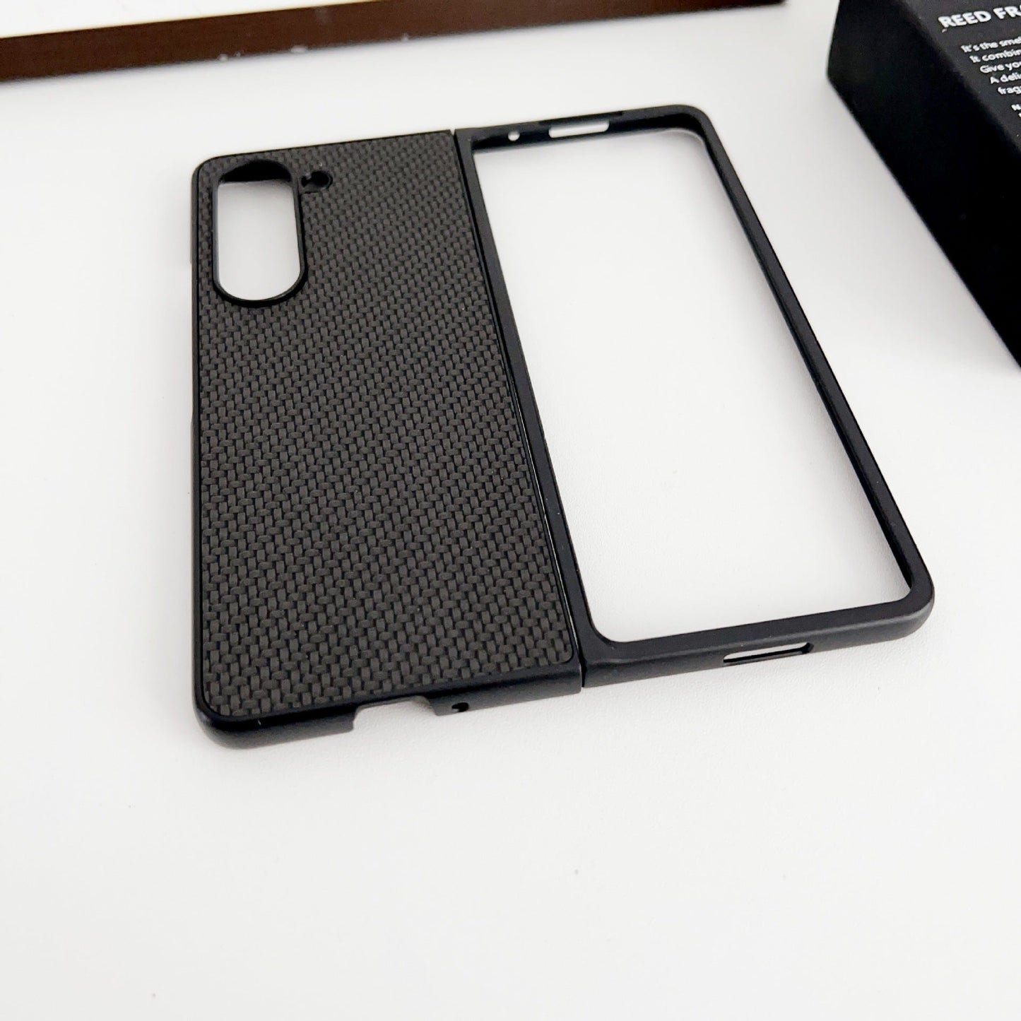 Galaxy Z Fold6 Premium Bamboo Mat Leather Case