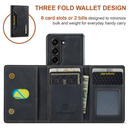 Galaxy Z Fold Series Versatile Magnetic Leather Wallet Case