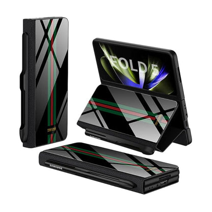 Galaxy Z Fold6 Reflective Stripe Glass Case