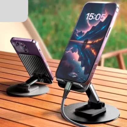 Ouxa Portable 360° Rotatable Mobile Stand For Mobile Phone, Ring Light Stand, And Stand For Cameras