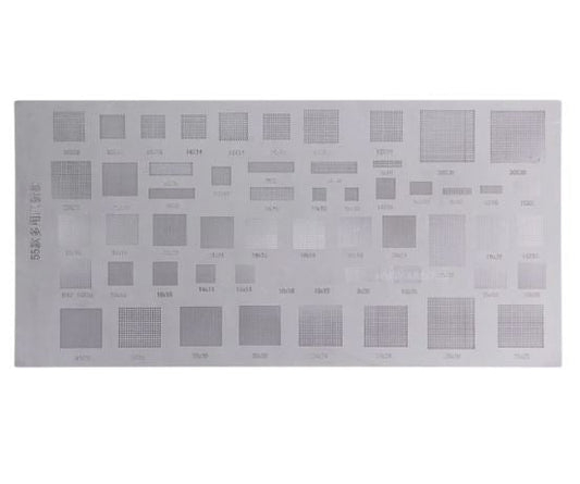 55In1 Universal Stencil For Ic Repairing