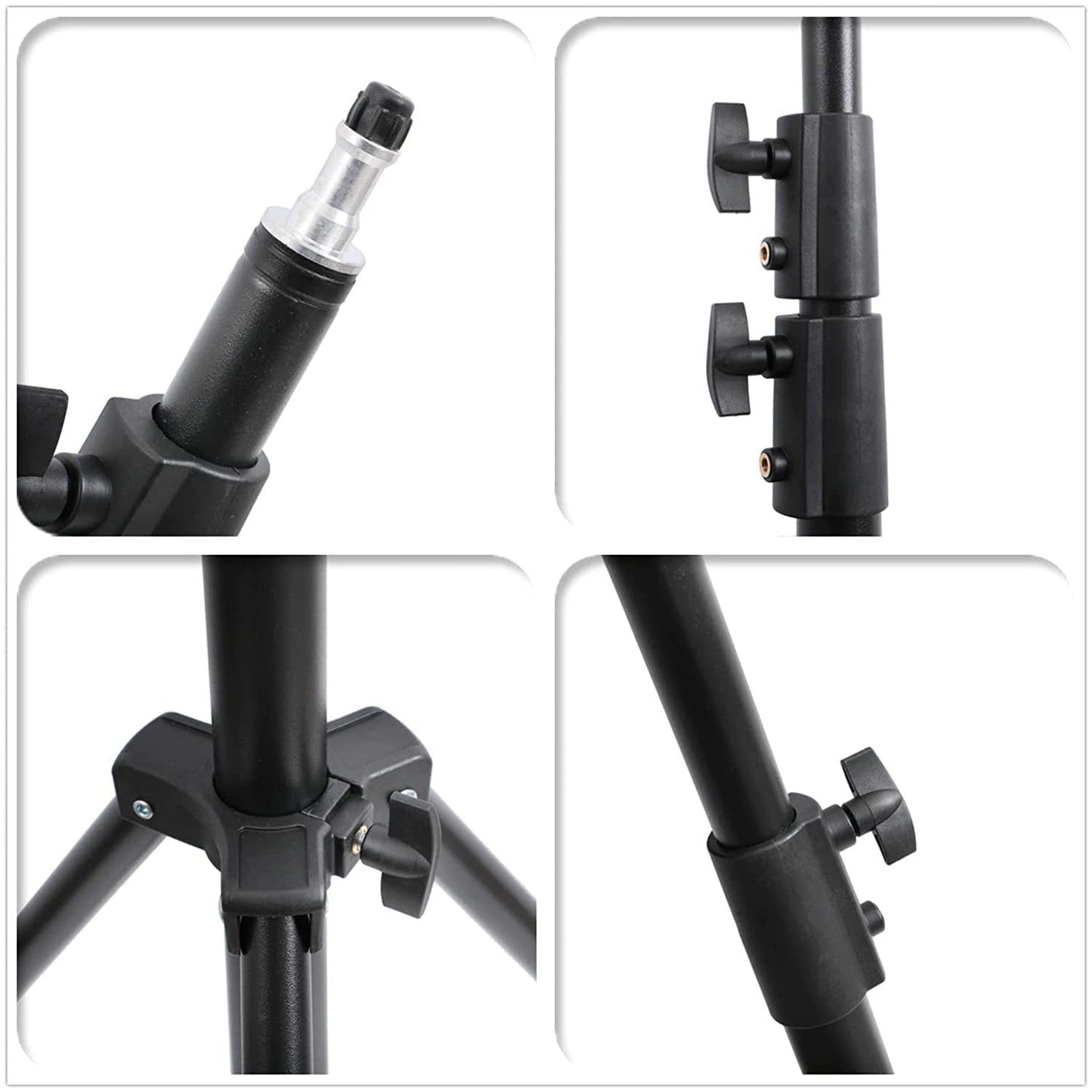 7 Feet Lightweight Long Portable Tripod Stand For Mobile Phone, Ring Light Stand, And Stand For Cameras