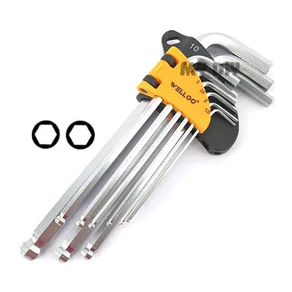 9Pcs Hex Allen Key Set