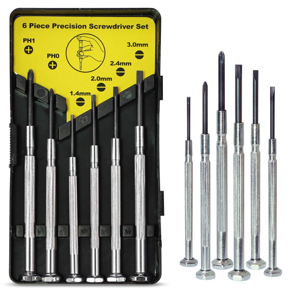 6-In-1 Precision Screwdriver Set For Watch, Computer, Mobile Repairing, Multi Repairing Screwdriver Kit