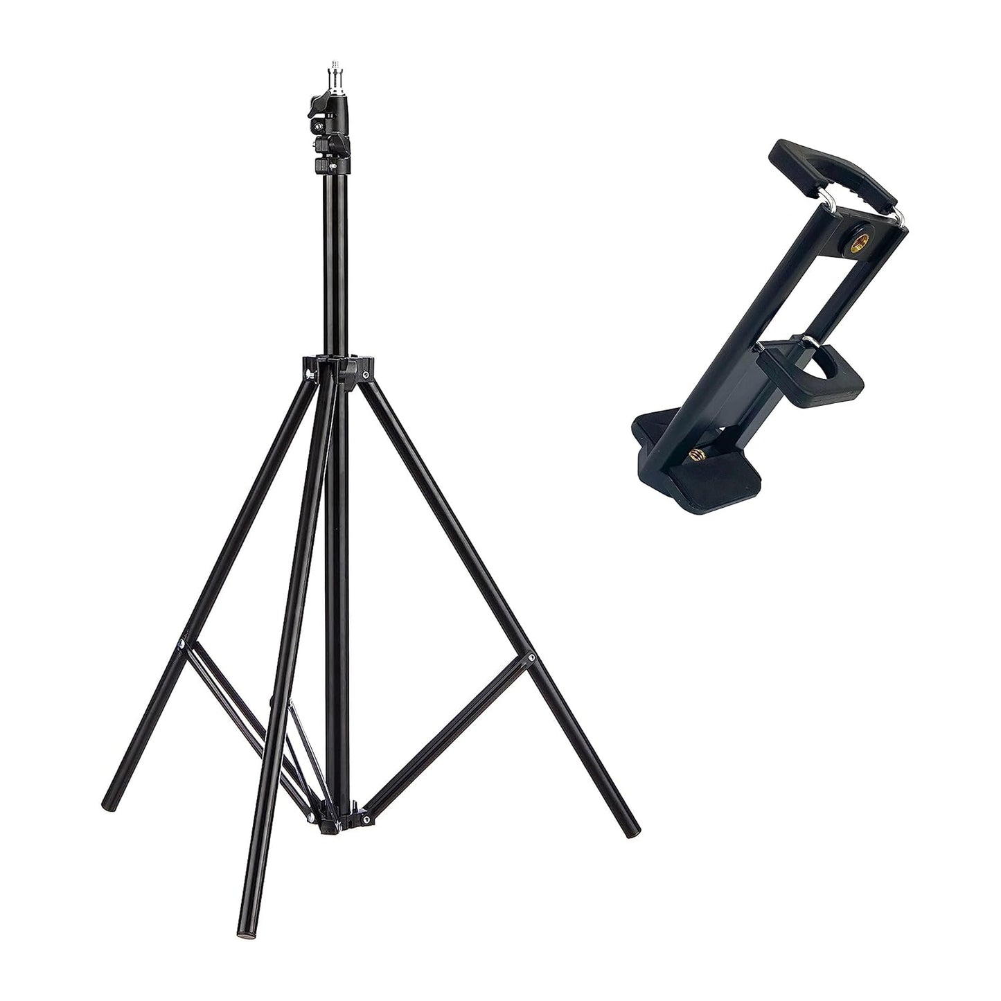 7 Feet Lightweight Long Portable Tripod Stand For Mobile Phone, Ring Light Stand, And Stand For Cameras