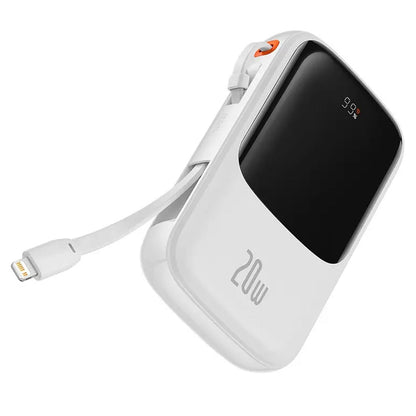 Qpow™ 10000mAh Power Bank with Type-C Cable