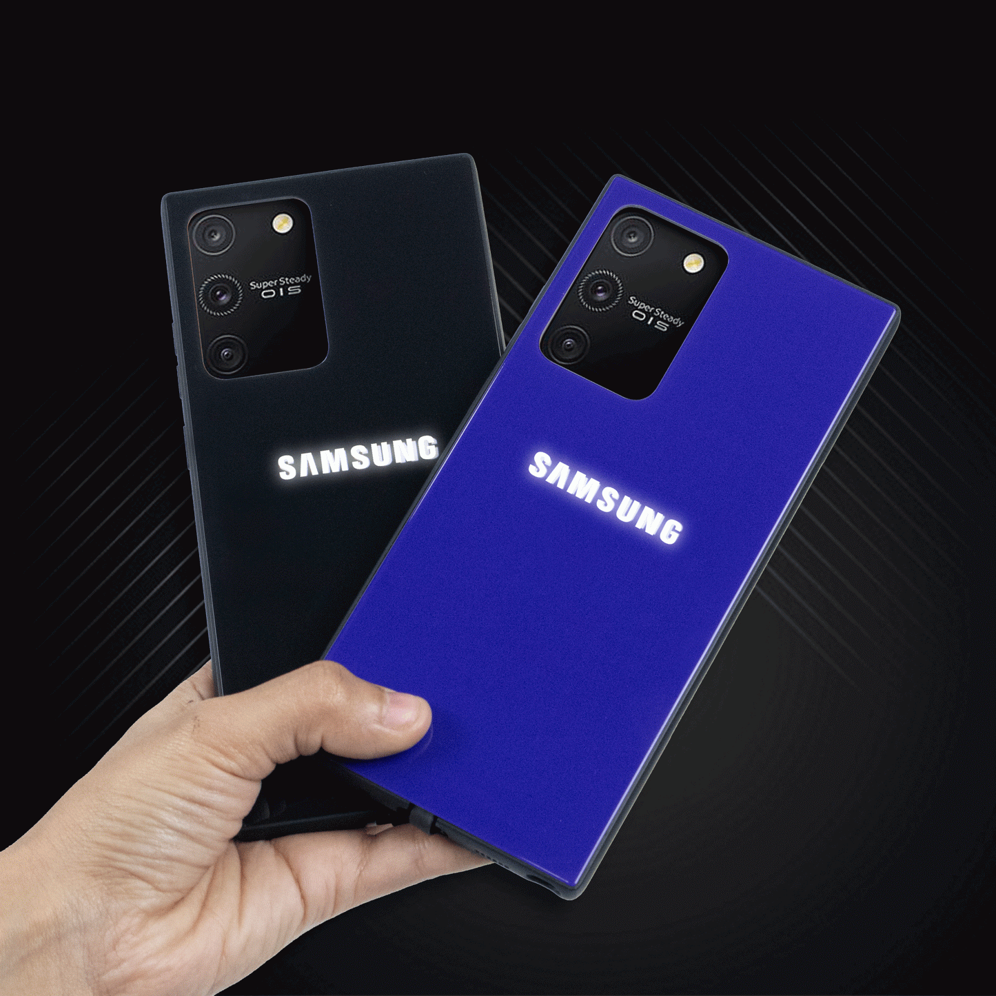 Galaxy S10 Lite LED Logo Glass Back Case