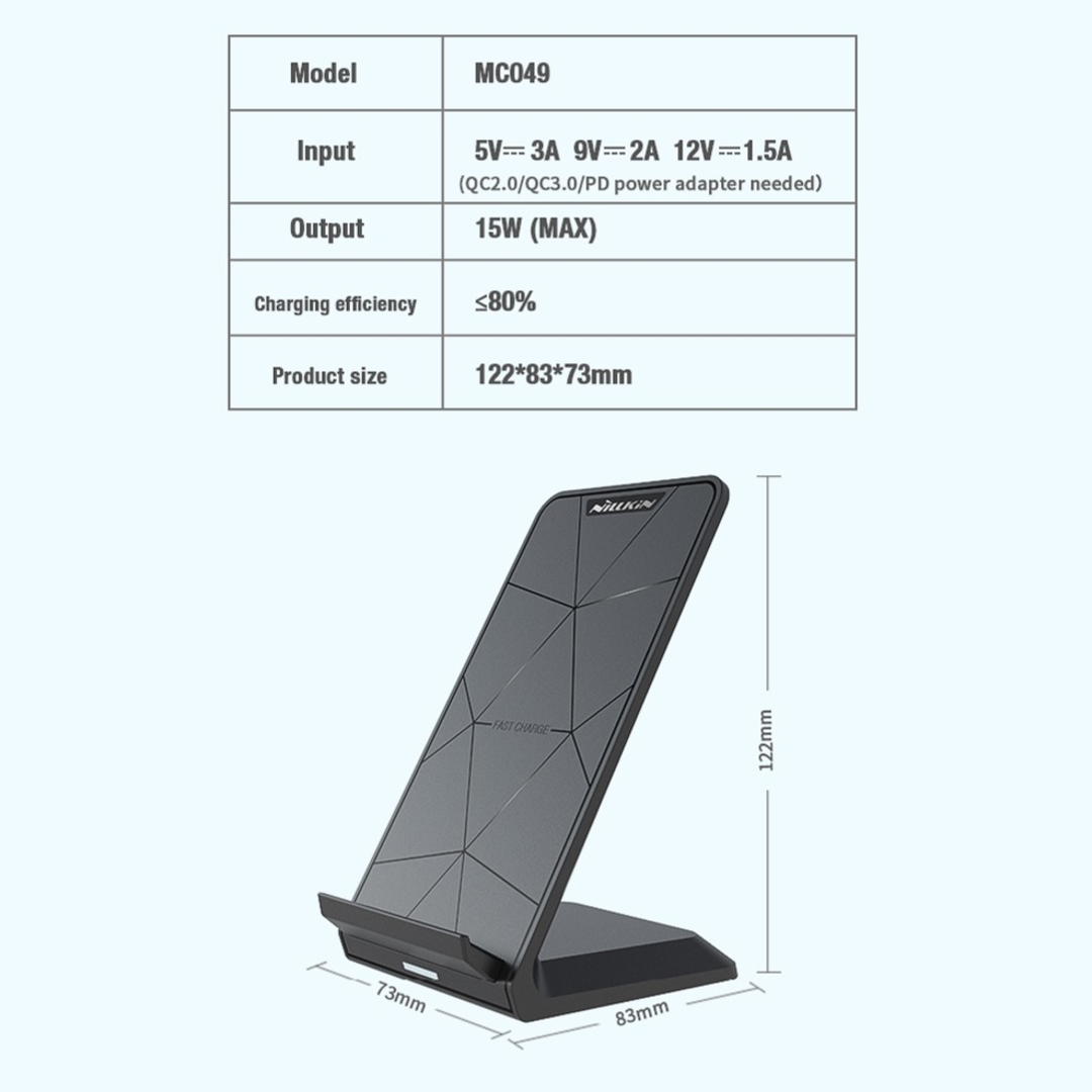 Fast Wireless Charging Mobile Stand