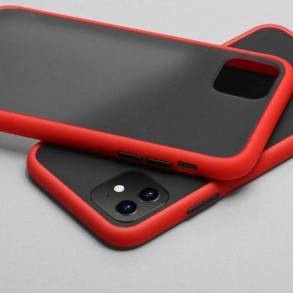 Luxury Shockproof Matte Finish Case - iPhone