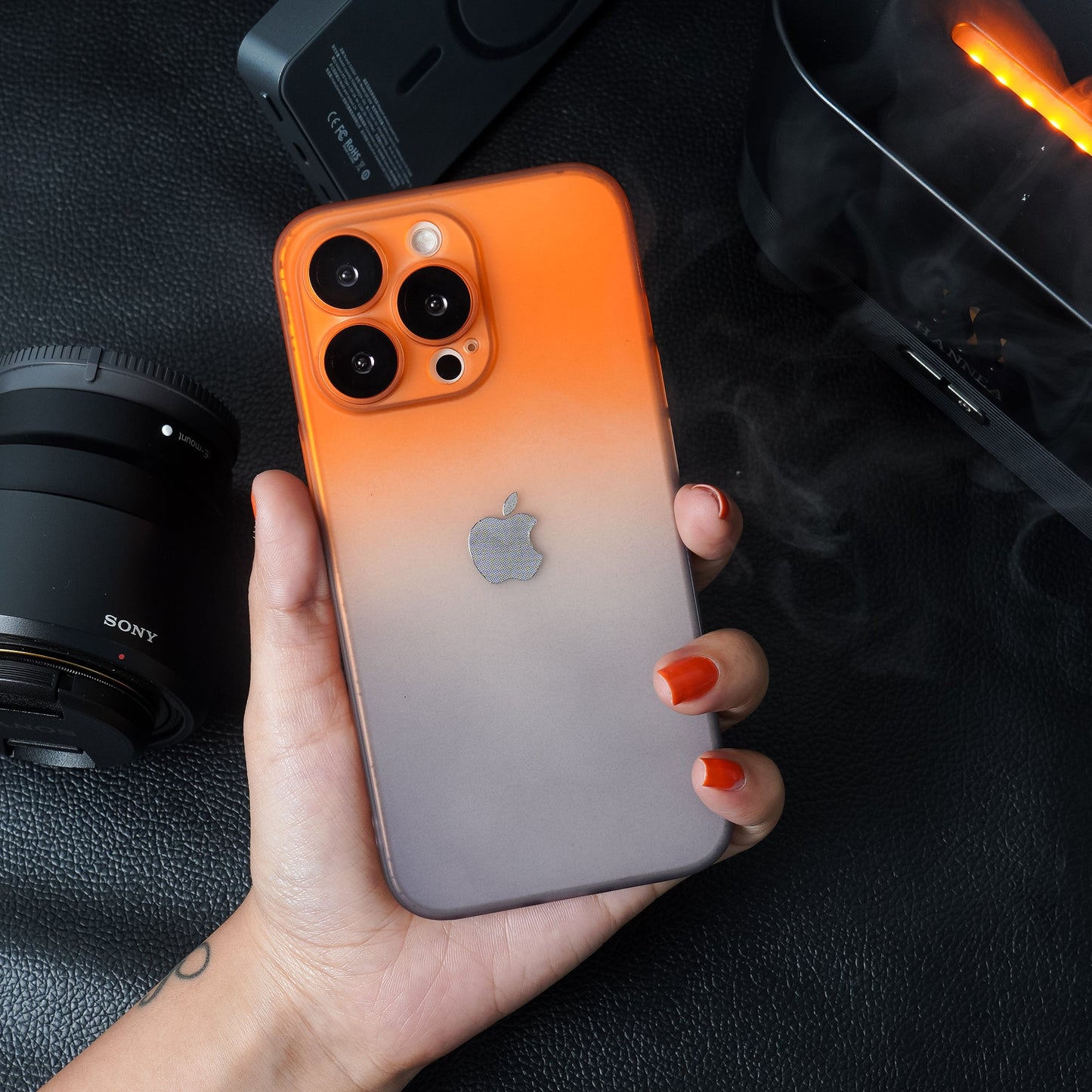 Vibrant Matte Protective Logo case - iPhone