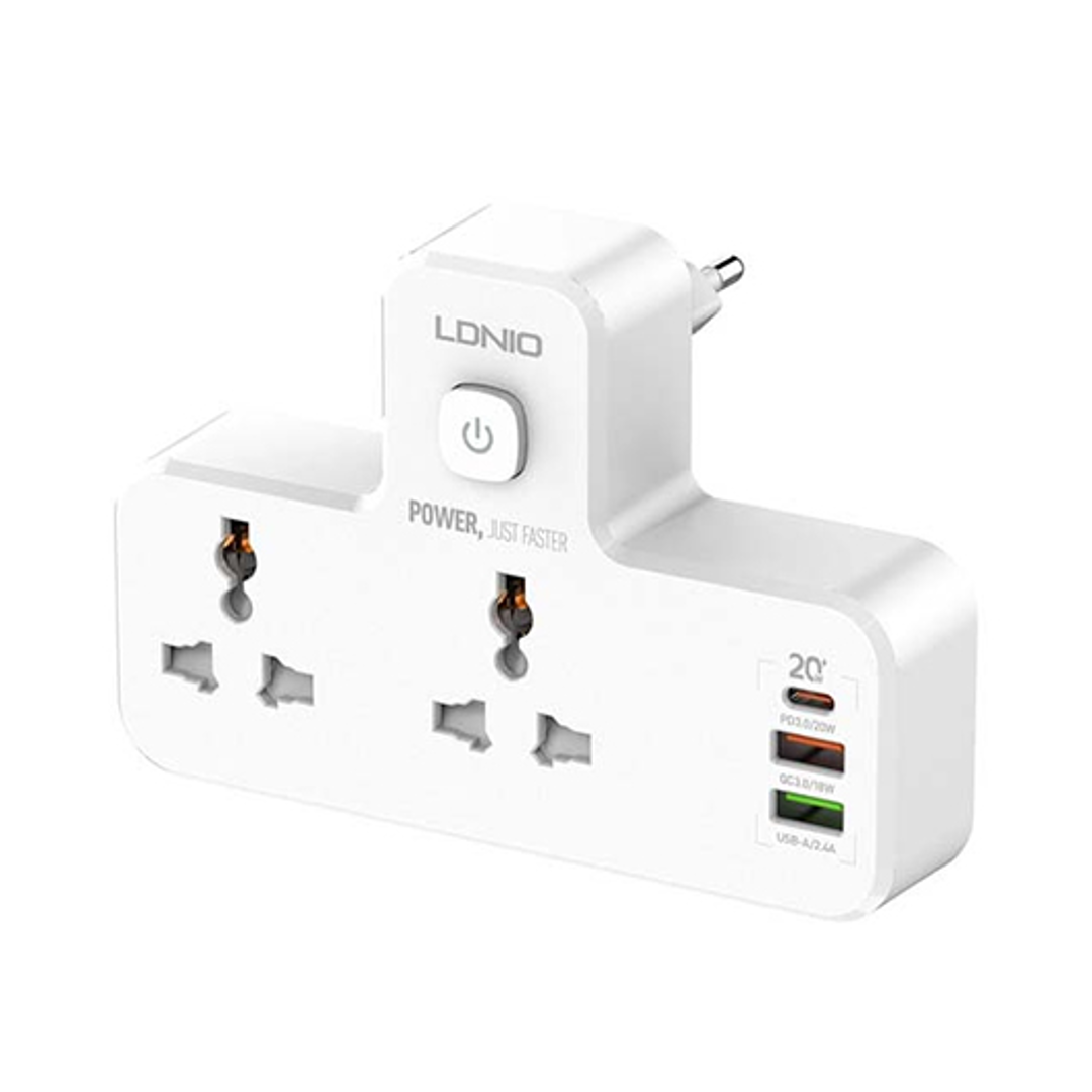 LDNIO - Universal Power Socket With Night Lamp