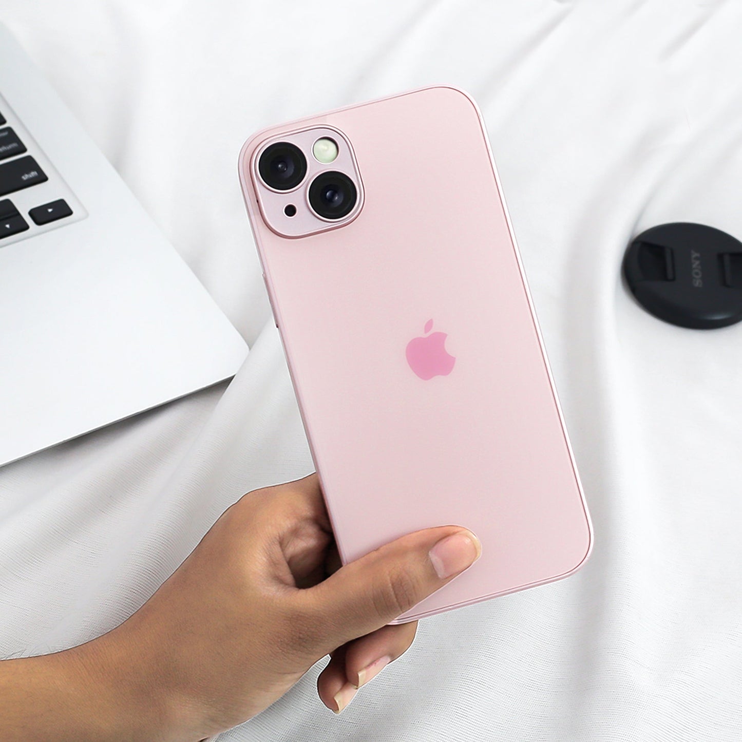 Matte Glass Camera Lens Shell Case - iPhone