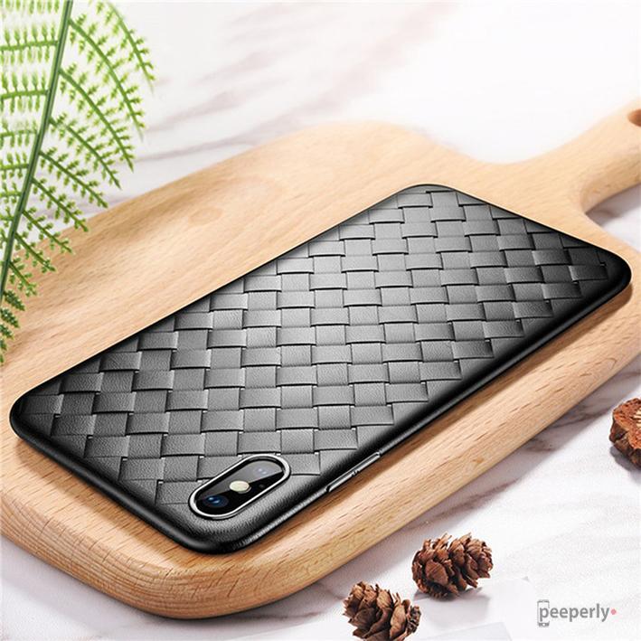 iPhone X/XS Ultra-thin Grid Weaving Case